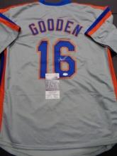 Dwight Gooden New York Mets Autographed Custom Baseball Jersey JSA w coa