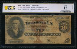 1880 $10 Silver Certificate PCGS 12