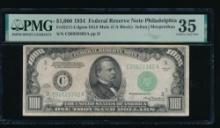 1934 $1000 Philadelphia FRN PMG 35