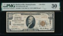 1929 $10 Harleysville PA National PMG 30