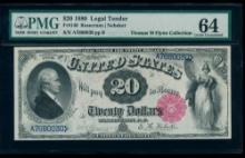 1880 $20 Legal Tender Note PMG 64