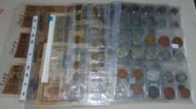 Variety: 153 World Coins & Tokens. 10 World Notes.