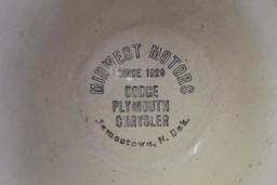 Watt #64 Bowl, Apple Pattern (Midwest Motors, Jamestown, ND)