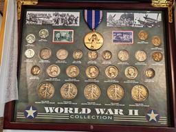 Very Cool World War II Coin, Stamp and Medal Collection