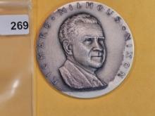Large Over FIVE OUNCE .999 Silver Medallic Arts Medal
