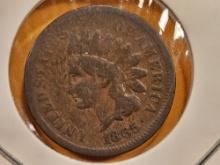 1865 Fancy "5" Indian Cent in Very Good