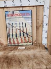 Vintage Winchester .22 Rifle Advertising Poster
