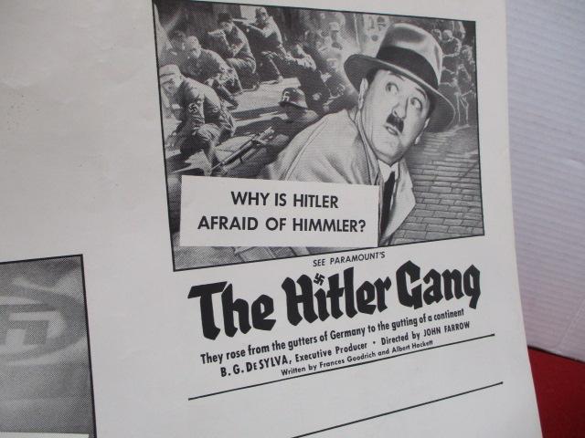 Paramount Pictures 1944 The Hitler Gang Publication