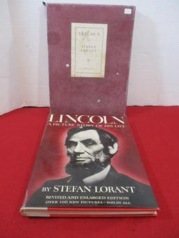 Artist Signed "Lincoln" by Stefan Lorant Hard Cover Book