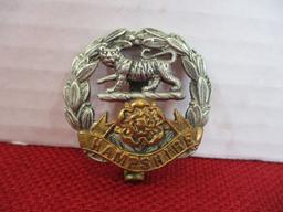 WWII Hampshire Regiment Hat Badge