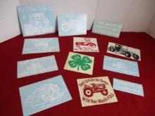 NOS Vehicle Decals-Lot of 12-Farming