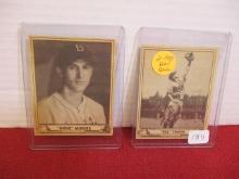 Pair of 1940 Play Ball Trading Cards