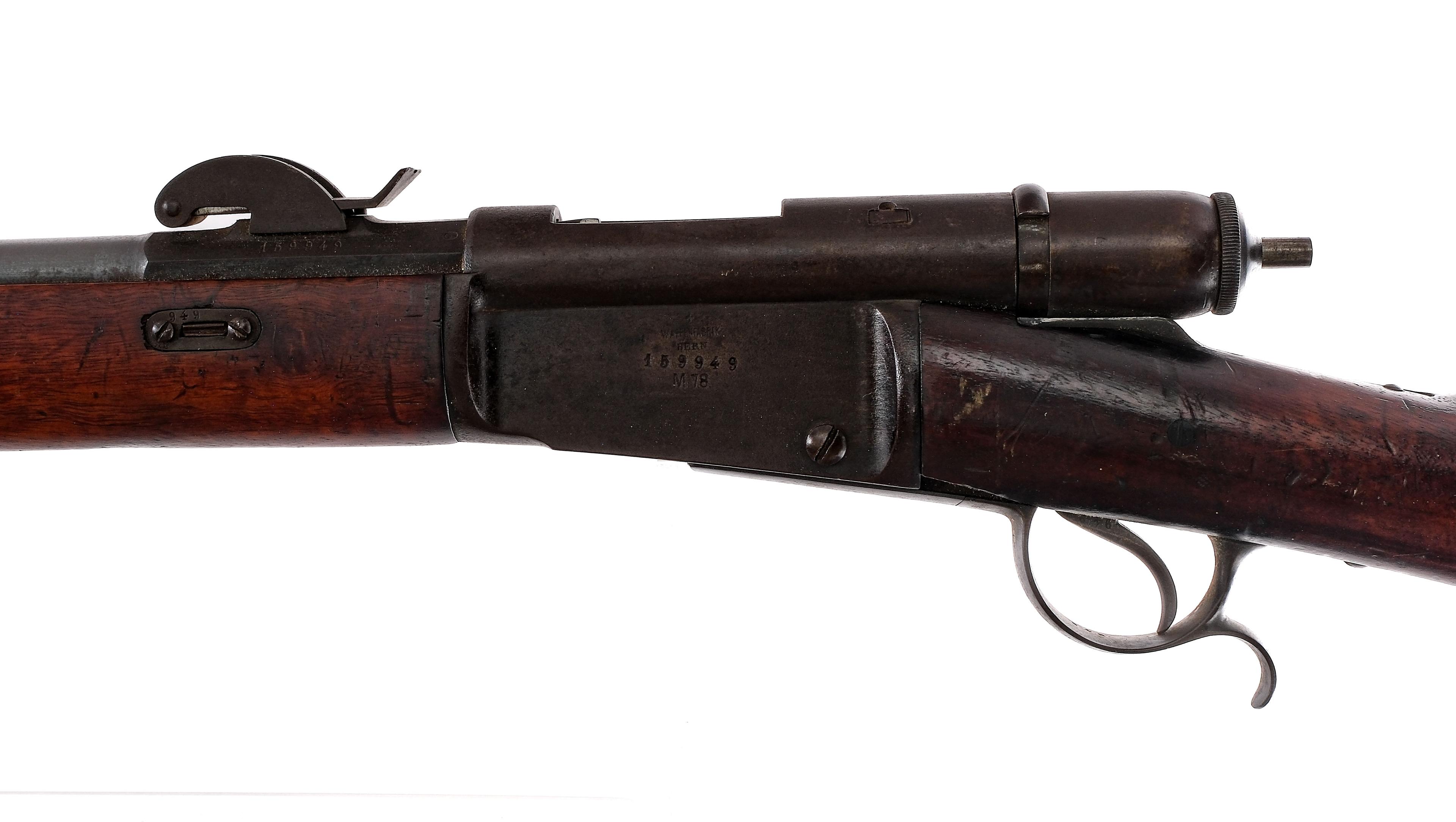 Swiss Vetterli M-1878 10.4x38mm Bolt Action Rifle