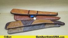Carrington Collection, Etc. Soft Gun Cases . Good Condition . Lot of 4; Assorted Soft Long Gun Zippe