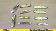 Case Knives. Good Condition. Lot of 10; Folding Knives.. (67727)