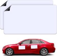13"×24" (2 Pack) Premium Blank Car Magnets, (White, XLarge 13" *24"), Retail $20.00