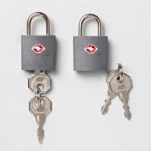 Key Luggage Lock 2pk - Made by Design , One Color, Retail $28.00