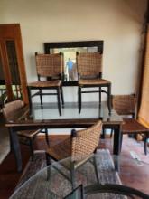 Glasstop Kitchen Table & Chairs