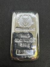 Germania Mint 250 Gram 999.9 Fine Silver Bullion Bar