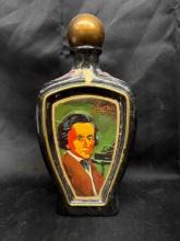 Vintage Jim Beam Series Glass Bottle Decanter Chopin beam choice 8yr Whiskey Art