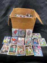 Box Of Sports Cards Rookies Short Print and Insert Cards