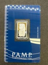 PAMP Suisse 2.5 Gram 999 Fine Silver Bullion Bar