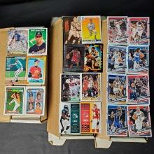 3 boxes baseball football basketball 1980s-2000s Upper Deck Topps Donruss