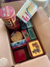 20 vintage tin containers