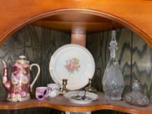 Vintage Tea Pot, Cups, Cabinet Plates, Pop Culture Spoons and Misc