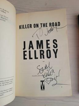 (2) Signed Vintage James Ellroy Paperback Books