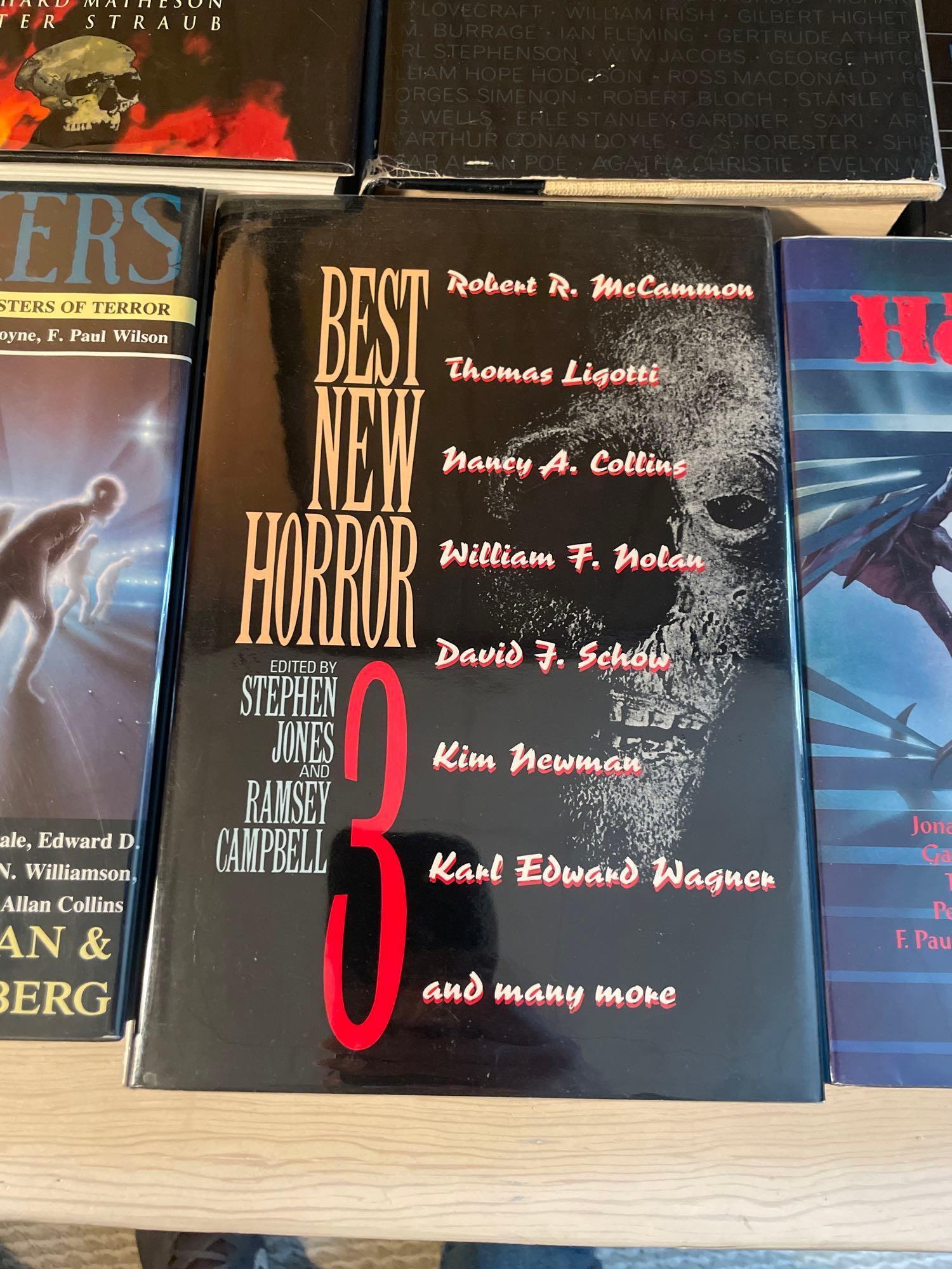 Assorted Horror Anthology HC Books (9)