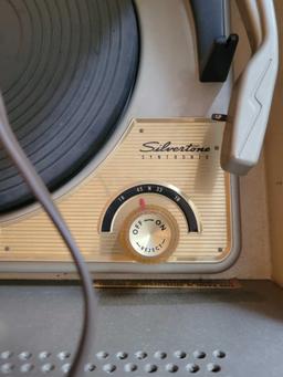 Vintage Silvertone Dual Speaker Record Player