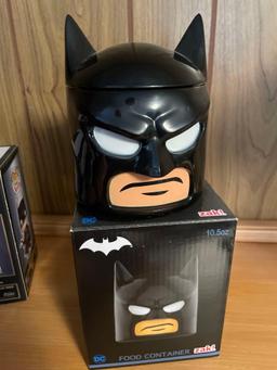 Batman Funko Pop and Food Container