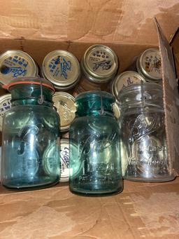 Vtg Jars and Glass Bottles