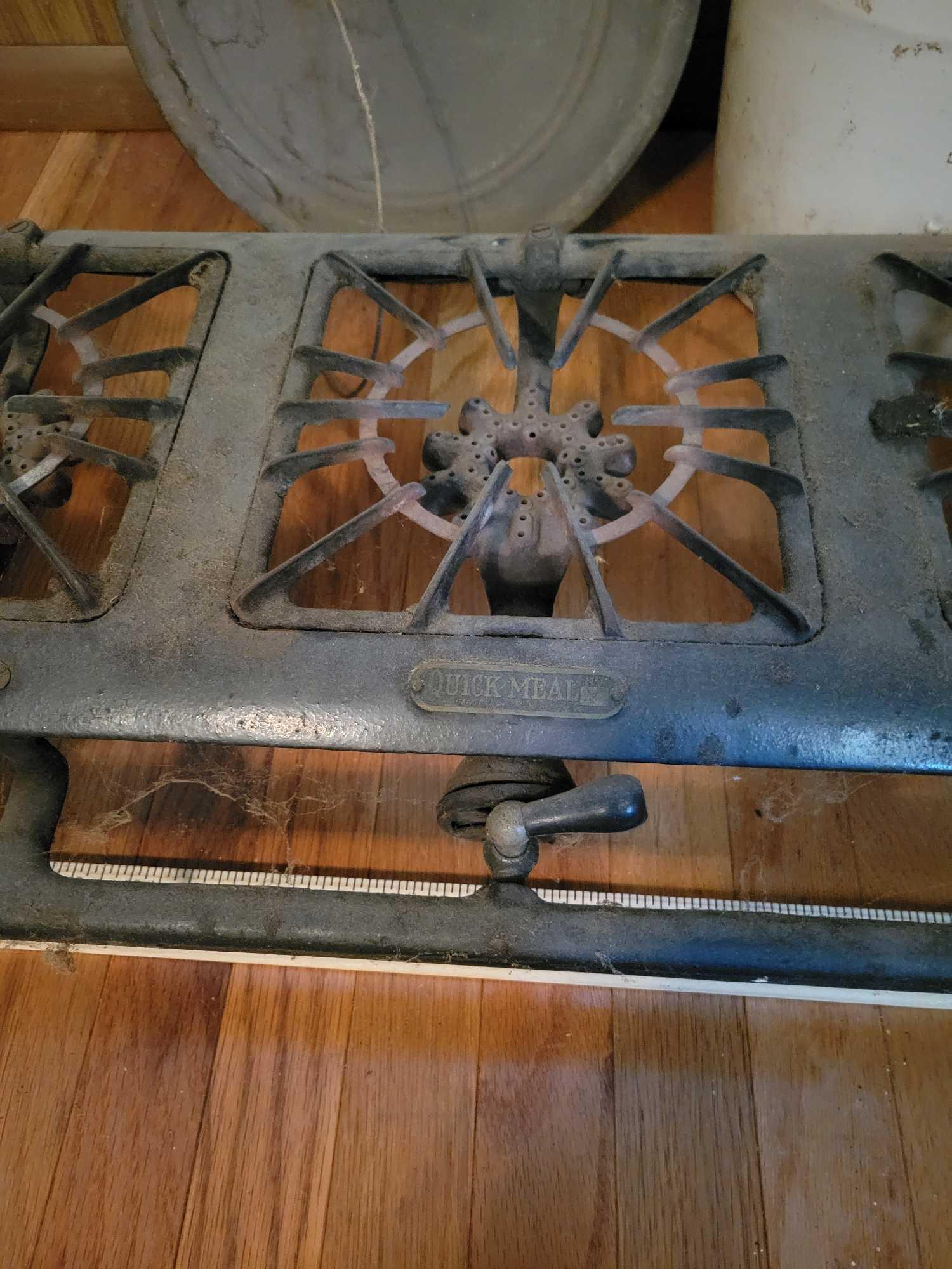 Vintage Copper Boiler Lid, Croc, and Gas Burner