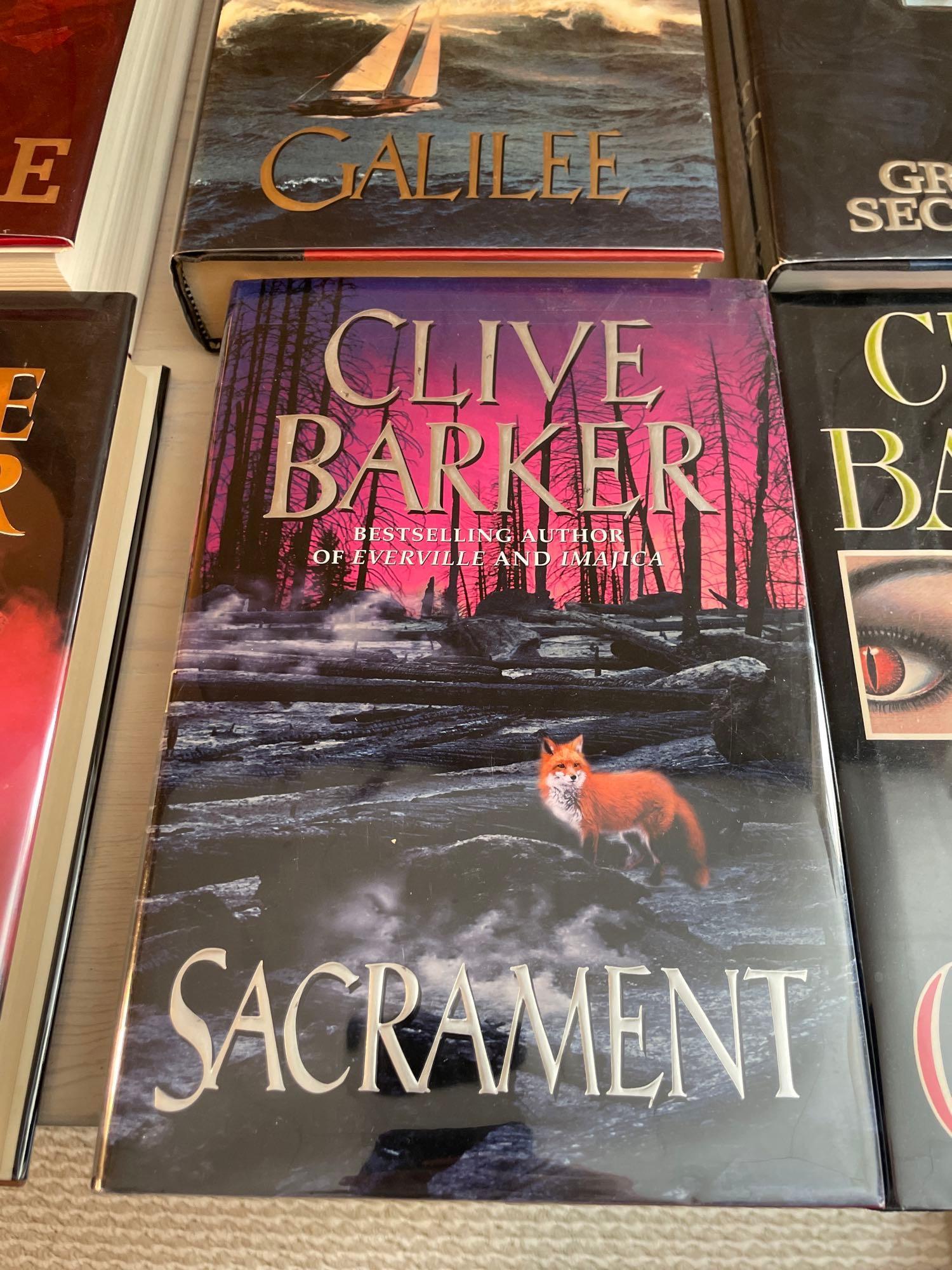 Clive Barker HC 1st Editions (6)