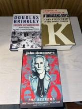 Signed War, Political and Rock HC Books (3)