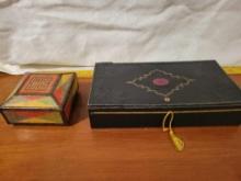 (2) Vintage Trinket Boxes