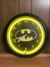 Batman Clock Neon