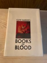 Books of Blood By Clive Barker With Signature