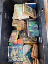 large lot of vintage books