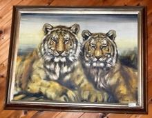 Martin Katon (1973) ?Two Tigers? signed Print