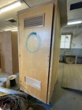 Single Door Cabinet w/ Green Circle On Front