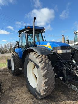 New Holland TV140 MFWD Bi-directional Tractor with Front and Rear PTO