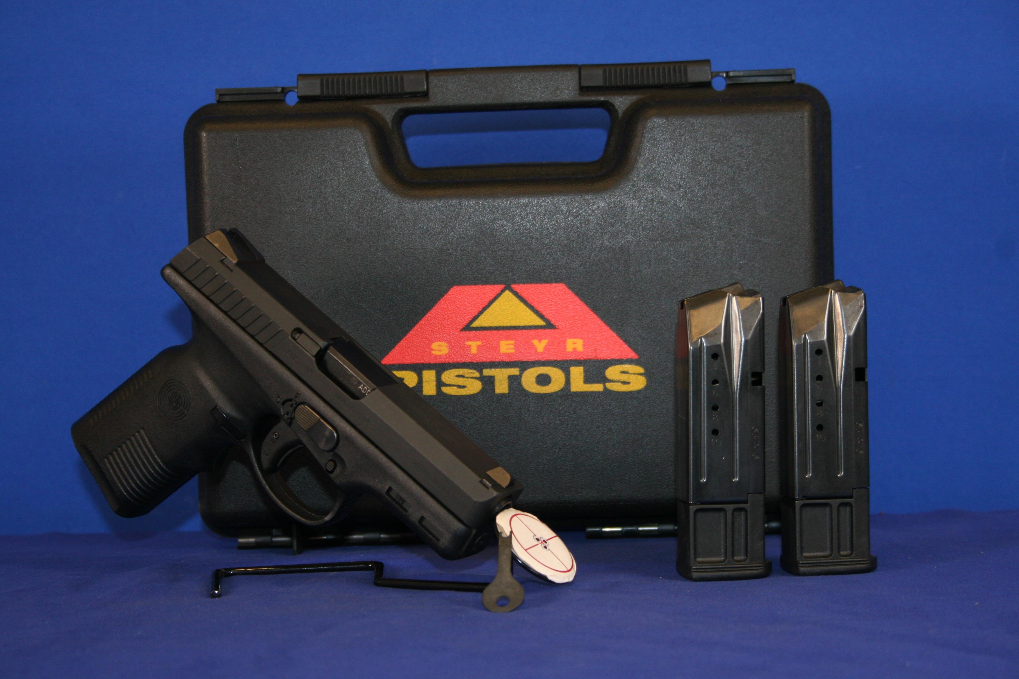 Steyr M9 9mm Semi-Auto Pistol, 10-Round Magazines. SN# 004776. Not for Sale in California.