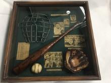 History of Baseball Shadow Box