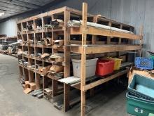 Wooden Storage Rack ( Rack Only Contents Sells Separate )