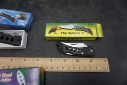 3 Folding Knives - Arrowhead Wildlife Folder, The Vulture II & Eagle Eye II