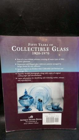 4  Books - Depression Glass, Bedroom & Bathroom Glass, Collectible Glass