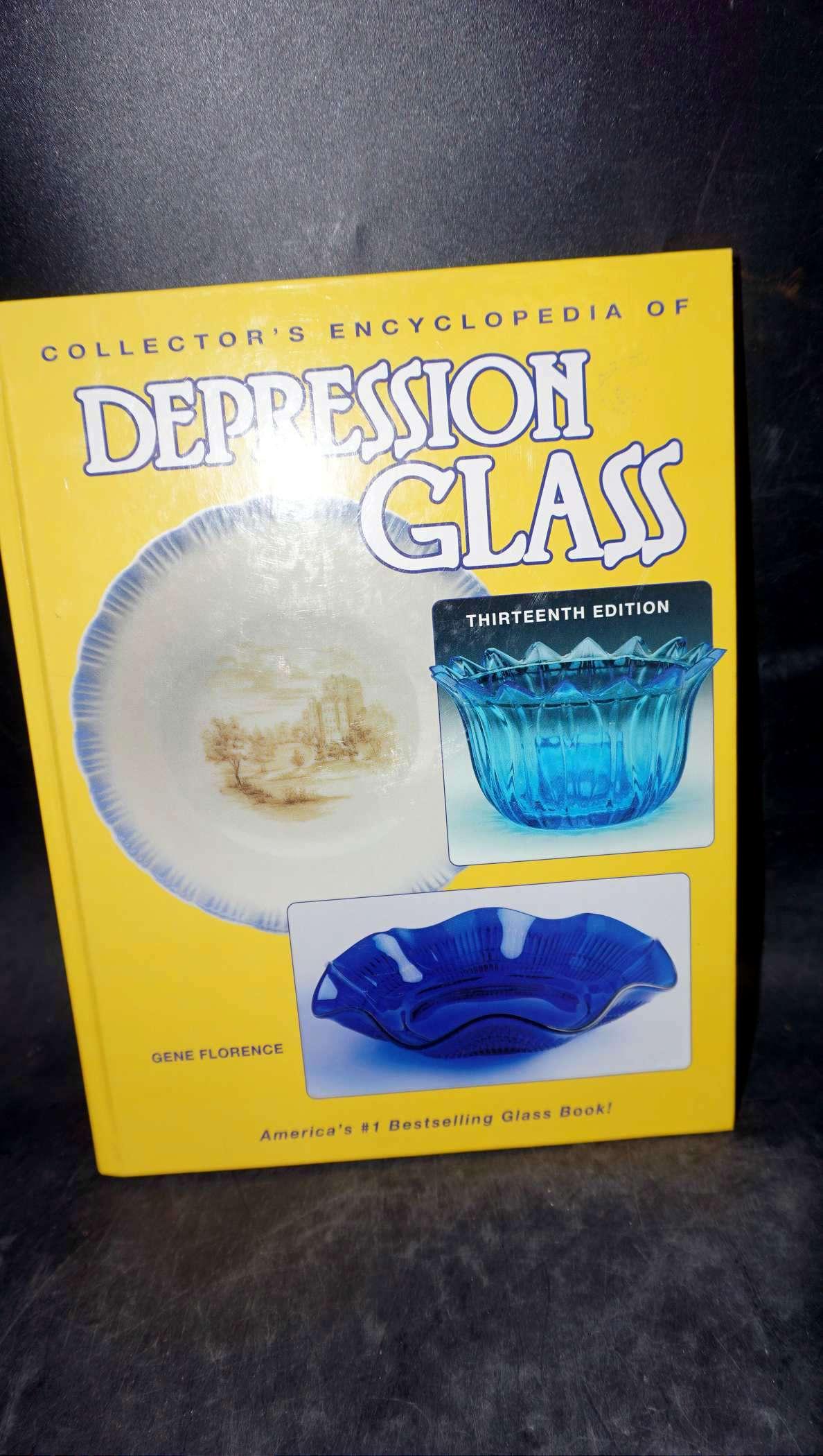 4  Books - Depression Glass, Bedroom & Bathroom Glass, Collectible Glass
